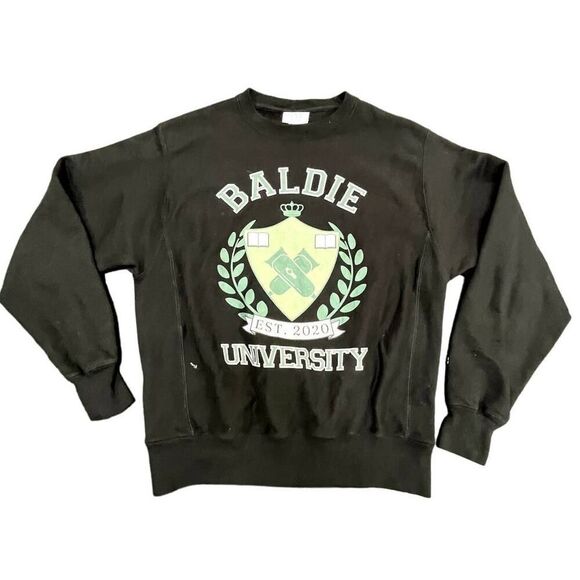 Champion Reverse Weave Baldie University Crewneck Sz Medium - Picture 1 of 6